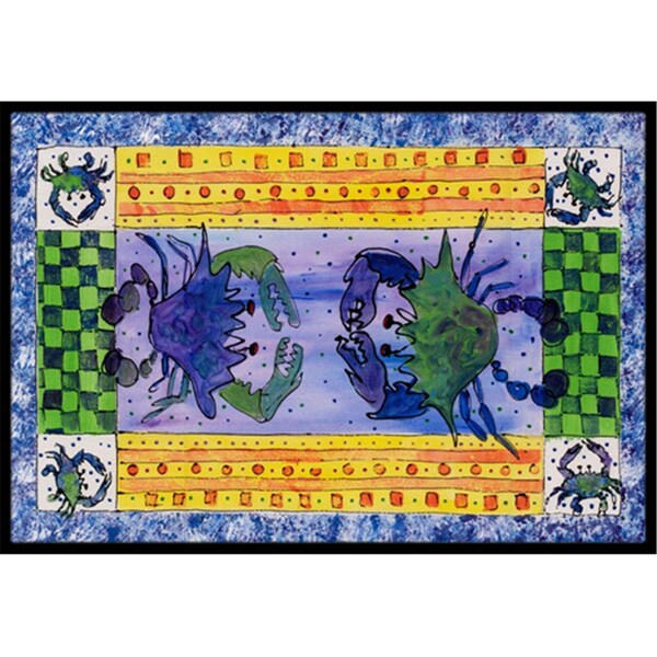 Carolines Treasures Crab Indoor Or Outdoor Mat - 18 x 27 in. 8070-MAT - main